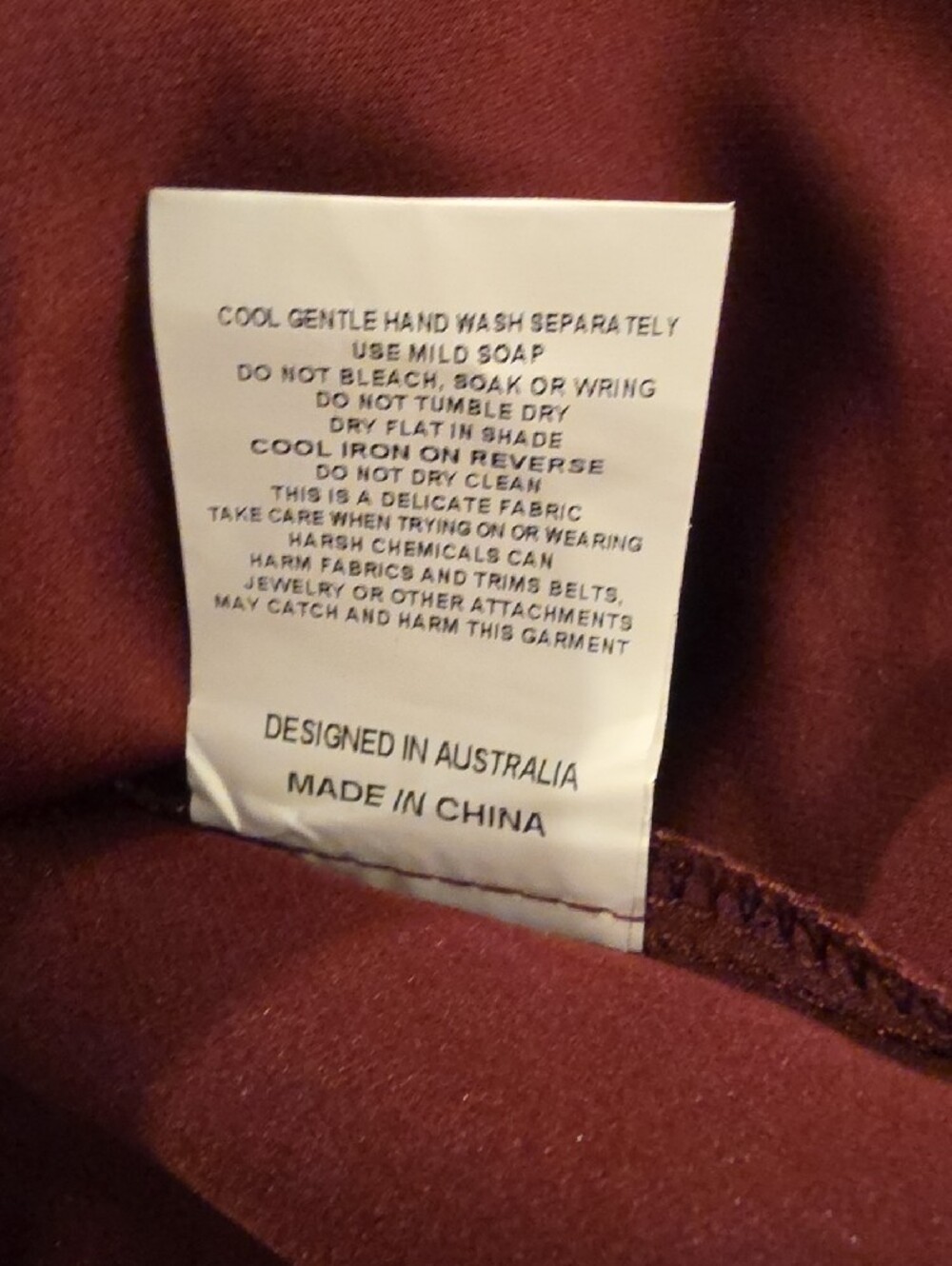 Elliatt Livia gorgeous gown with a One-Shoulder Ruffle in berry size M NWTS - Picture 13 of 13